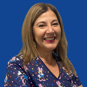 Lorena Vera, enfermera del vacunatorio